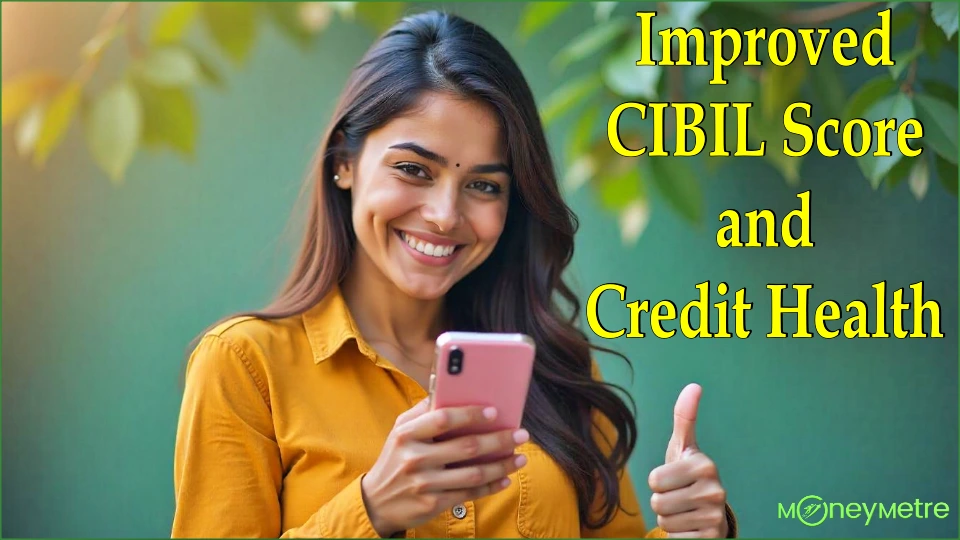 A smiling Indian woman with thumbs up and holding a smartphone in another hand.